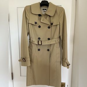 J. Crew Tan Trench Coat
